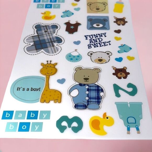 NWT Wool + Pepper Co. 4 Sheet BABY Sticker pack - Picture 3 of 5